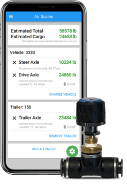 Blue Ink Tech's bluetooth onboard truck scales