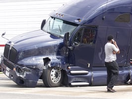A driver in a truck accident